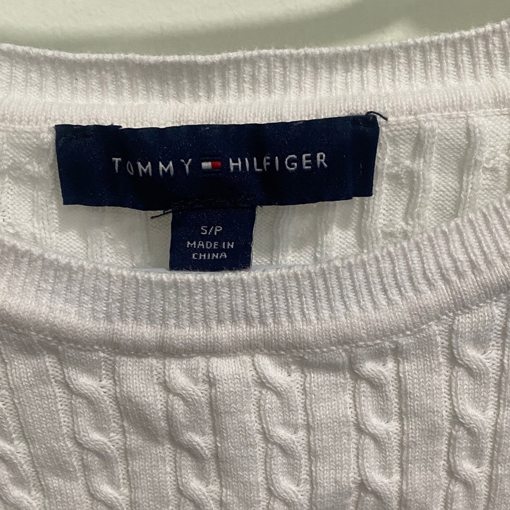 (2) Tommy Hilfiger Cable Knit Top - Picture 3 of 6